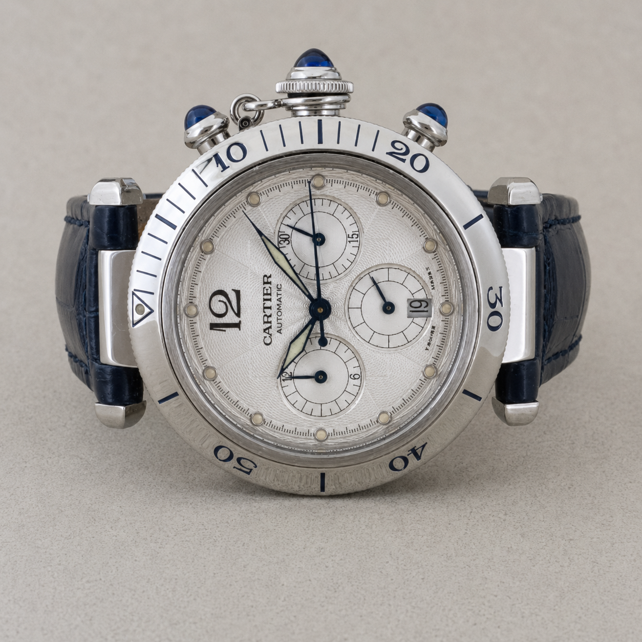 Cartier Pasha Chronograph pelle 38mm