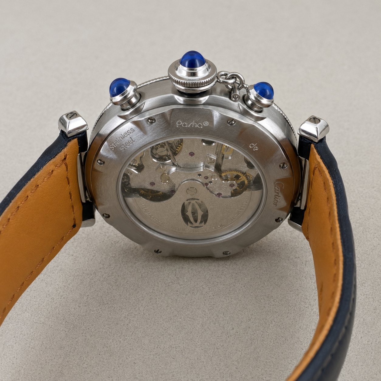 Cartier Pasha Chronograph pelle 38mm