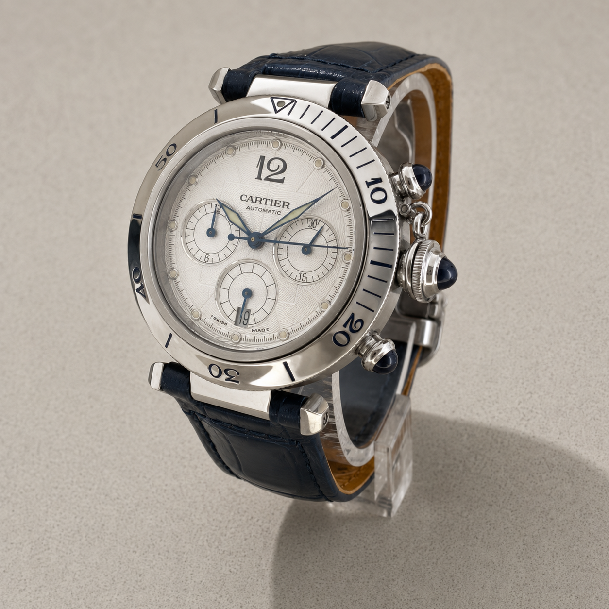 Cartier Pasha Chronograph pelle 38mm