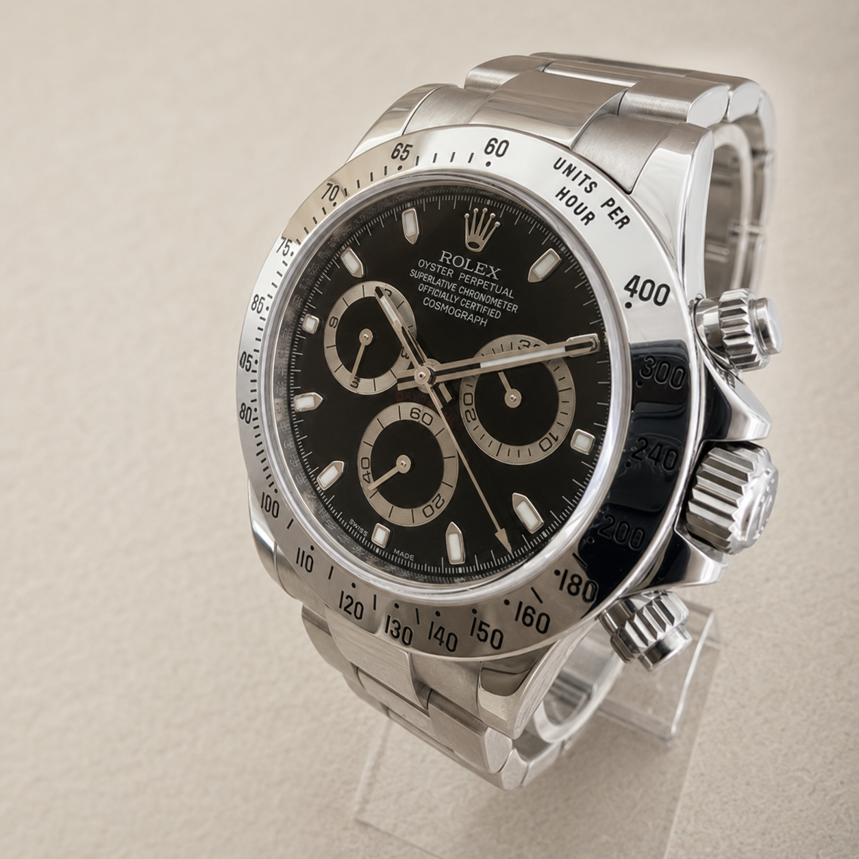Daytona Acciaio Nero 40mm