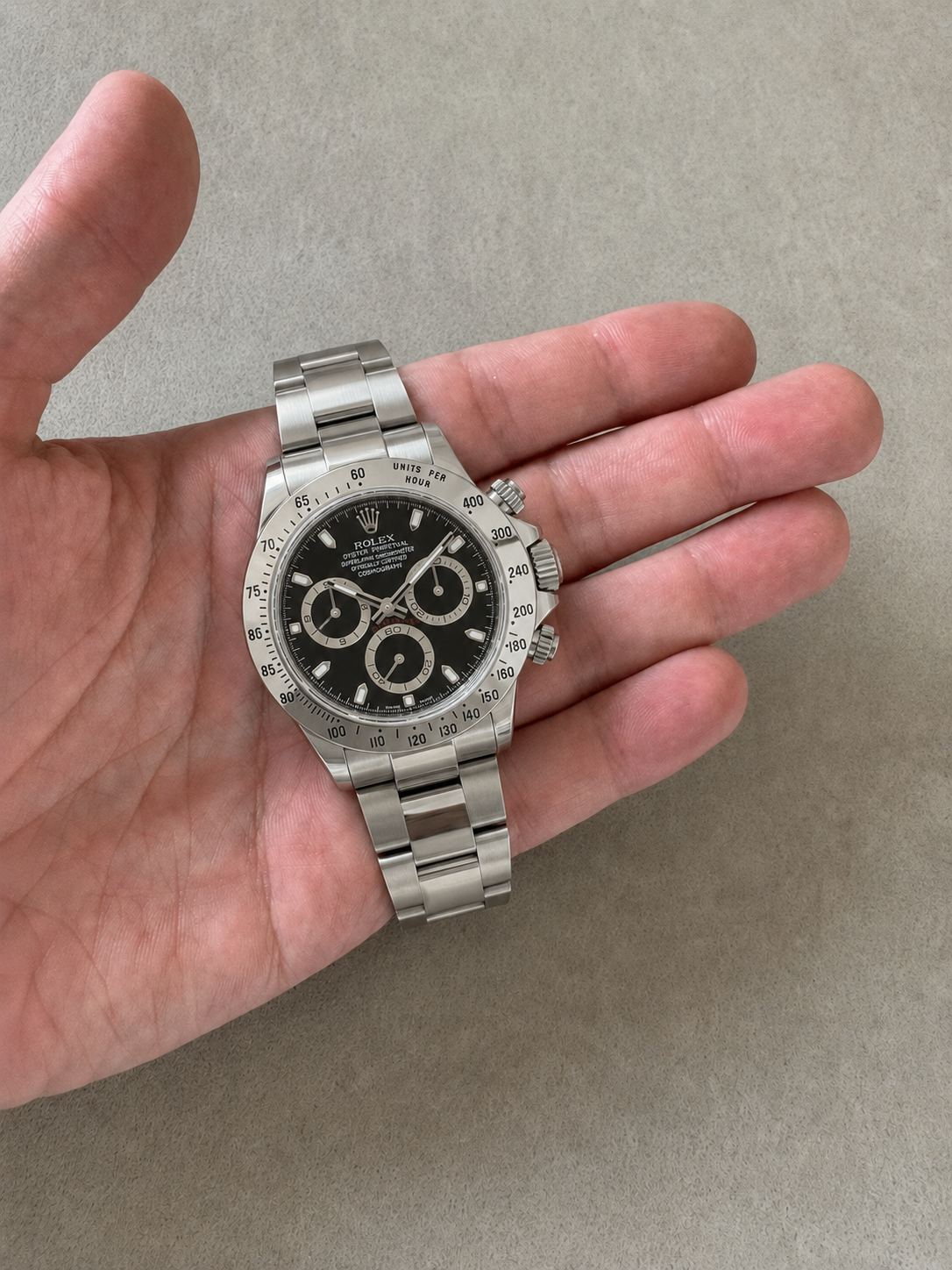 Daytona Acciaio Nero 40mm