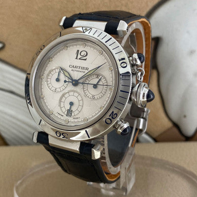 Cartier Pasha Chronograph pelle 38mm